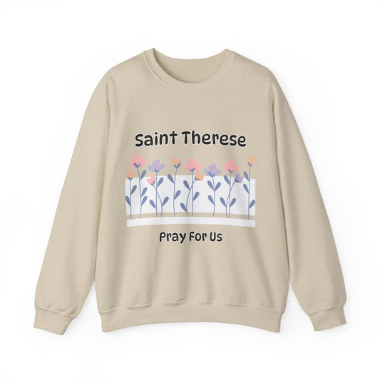 St Therese of Lisieux Heavy Blend™ Crewneck Sweatshirt